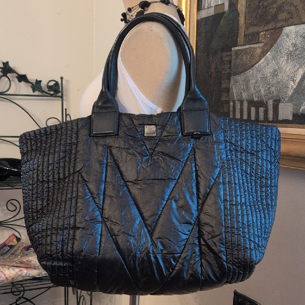 🧡 RARE MCM NYLON/LEATHER TOTE❤️